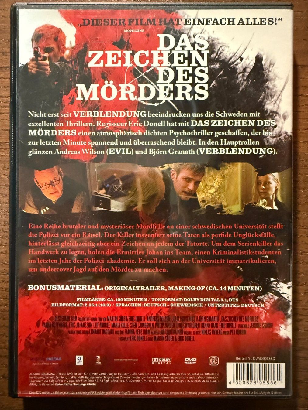 Alle DVDs: Im Zeichen des Mörders – Gebraucht aus Zürich von FilmFreunde 1