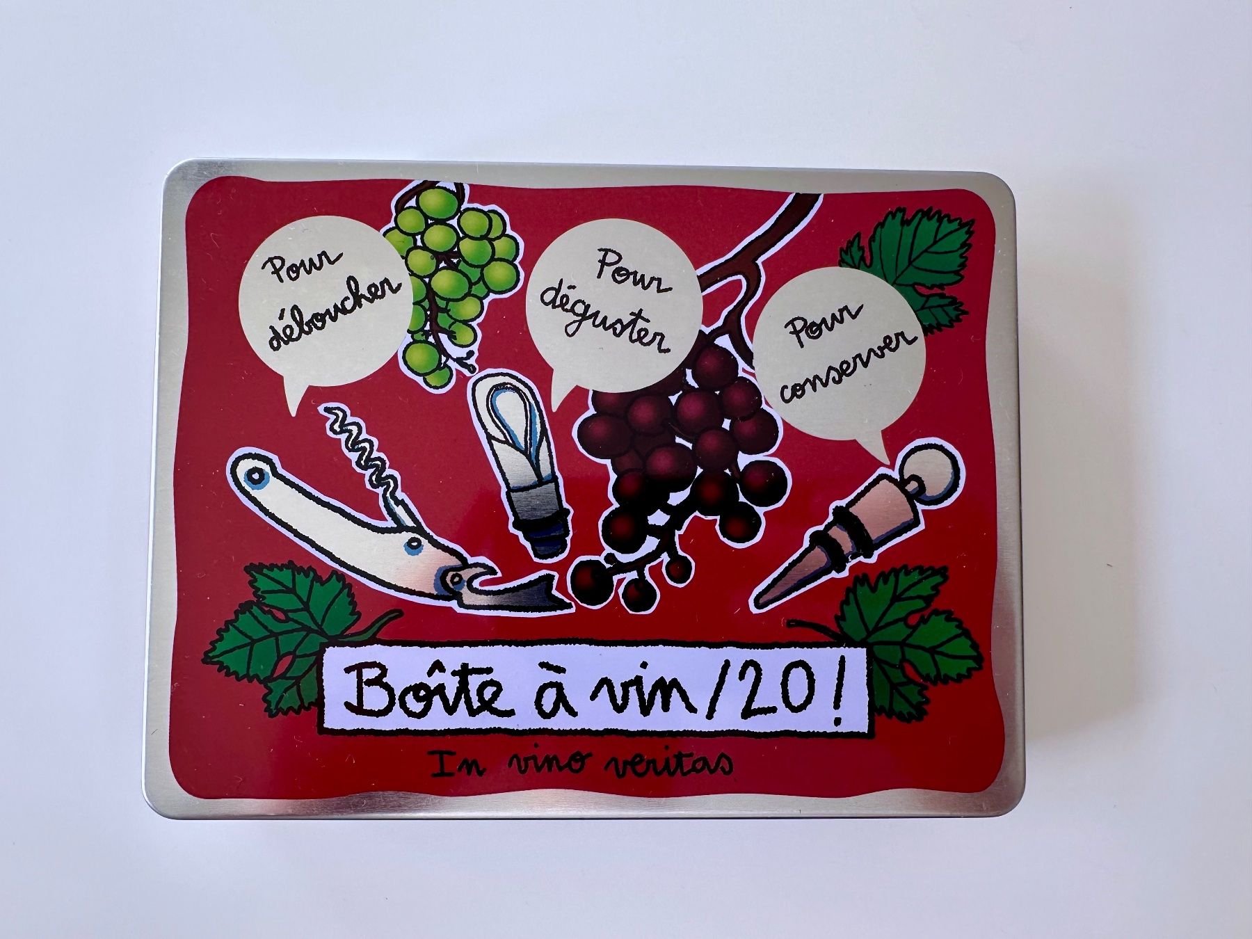 Apribottiglie & Tappi per chiusura: Boite à vin avec tir bouchon, bouchon réutilisable, bec – Nuovo e nell'imballaggio originale da Lausanne venduto da Colinwidmer