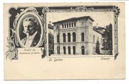 St. Gallen - Stadt-Theater am Marktplatz Direktor Jugendstil