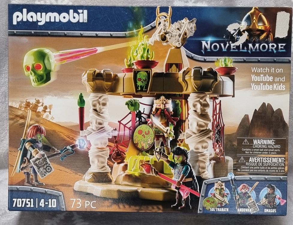 PLAYMOBIL Novelmore Kahbooms Rennwagen - Action-Set Mit Feuerverrücktem Hofnarren