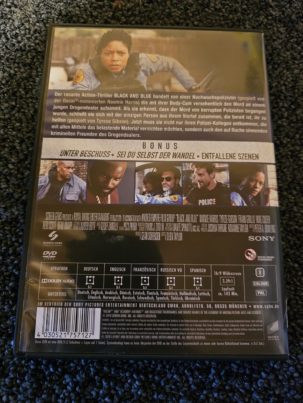 Tutti i DVDs: Black and Blue DVD(15501) – Usato da Ruswil venduto da jan_bxl5 1
