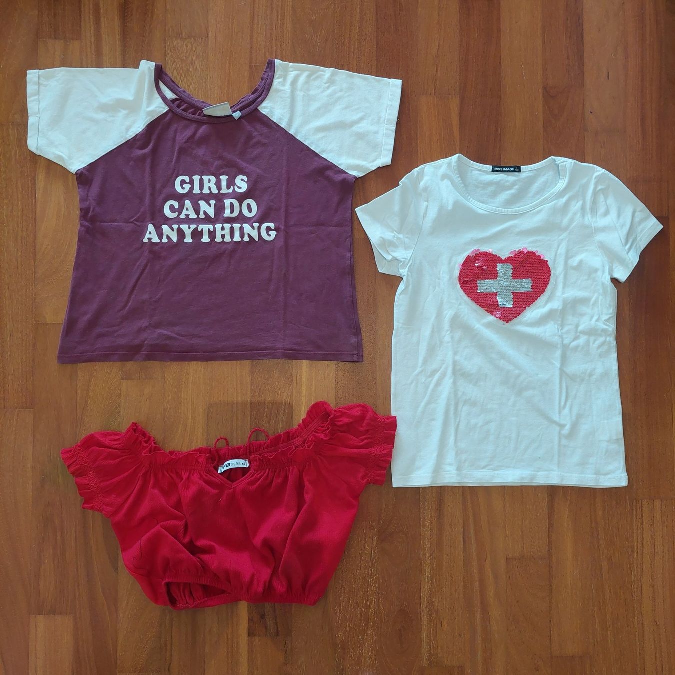 Kleiderpakete & -sets: 3 schöne T-Shirts, Kleiderpaket XS / 176 – Neu (gemäss Beschreibung) aus Erlinsbach SO von Elso72
