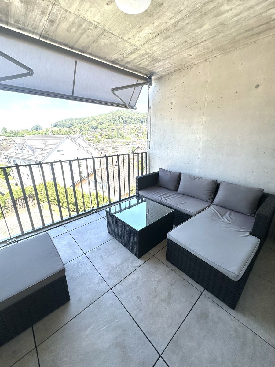 Sedie a sdraio: Polyrattan Lounge Gartenmöbel - Set schwarz/grau – Usato da Oberuzwil venduto da PreownedAllure 1