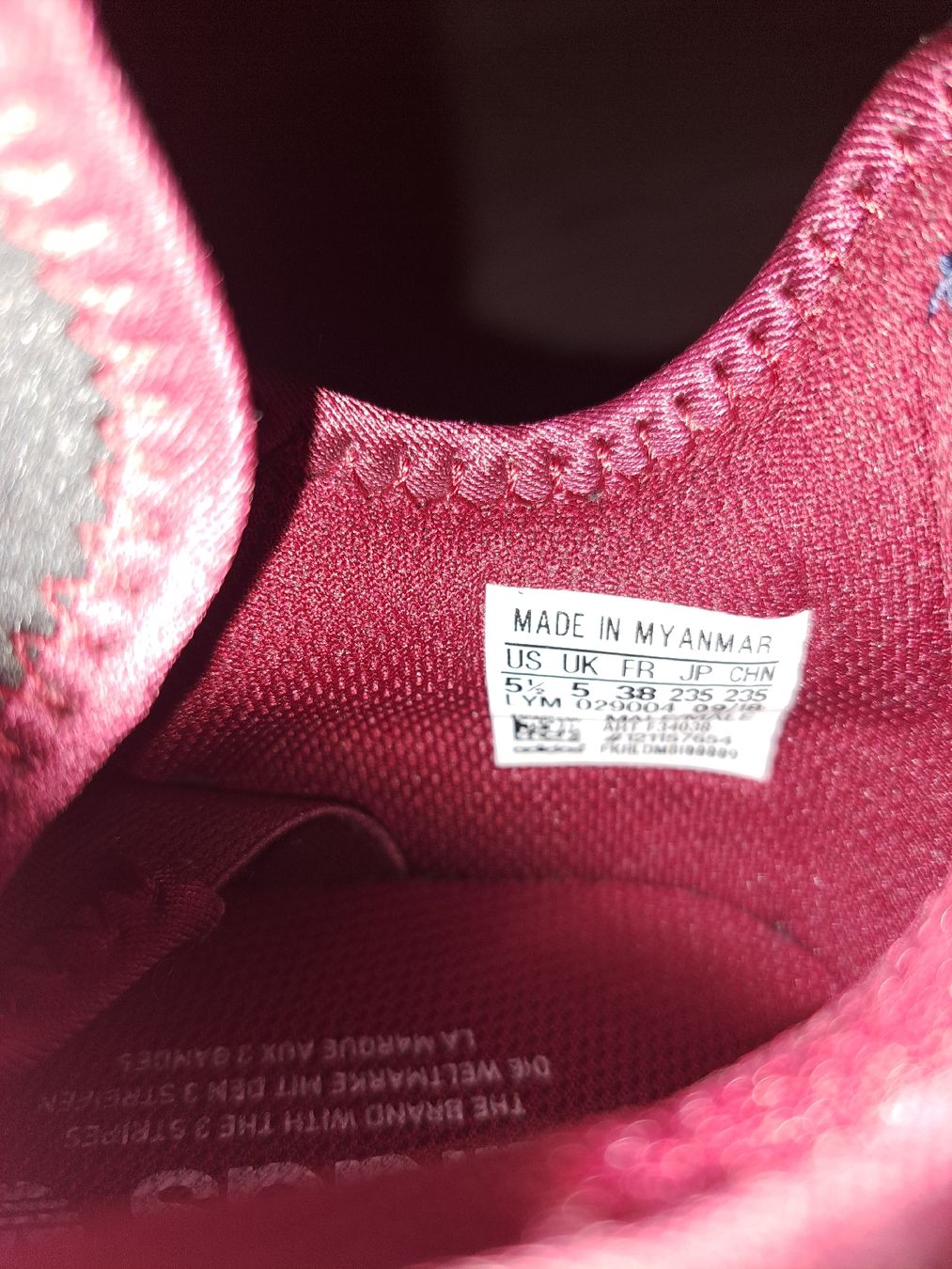 Adidas Damenschuhe: Adidas Schuhe Burgundy Gr. 38 – Gebraucht aus Wetzikon ZH von secondhandsfashion 4