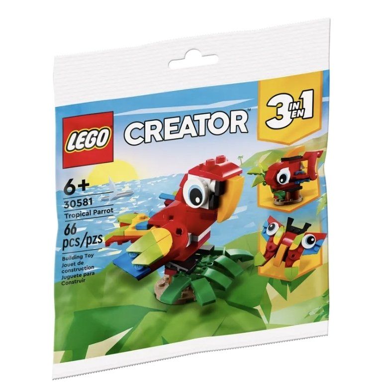 Lego Giocattoli: Lego 30581 - Papagei - Creator 3 in 1 – Nuovo e nell'imballaggio originale da Basel venduto da Kunterbunt12