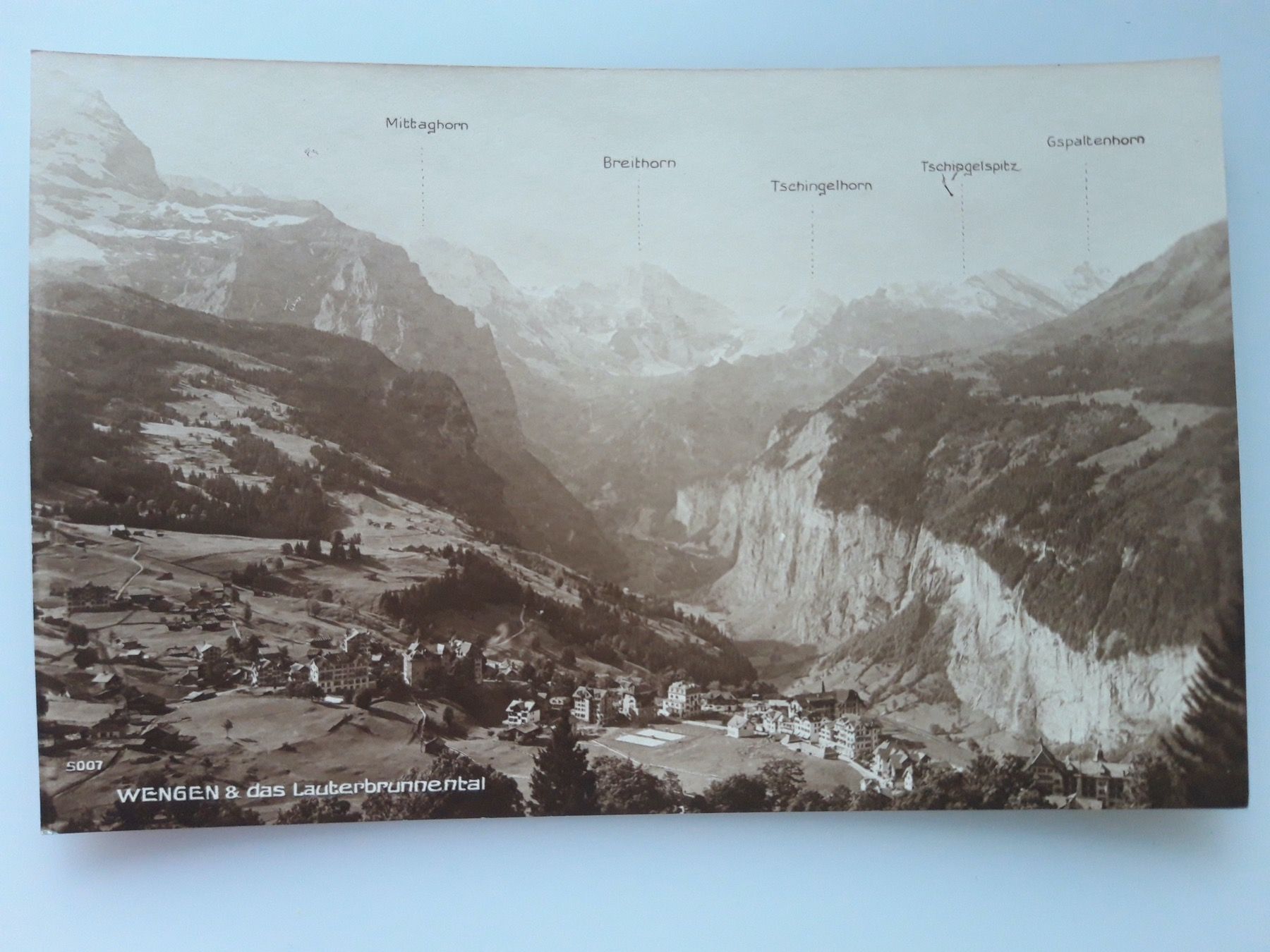 Cartoline postali: Wengen & das Lauterbrunnental – Usato da Sargans venduto da nicsam1815