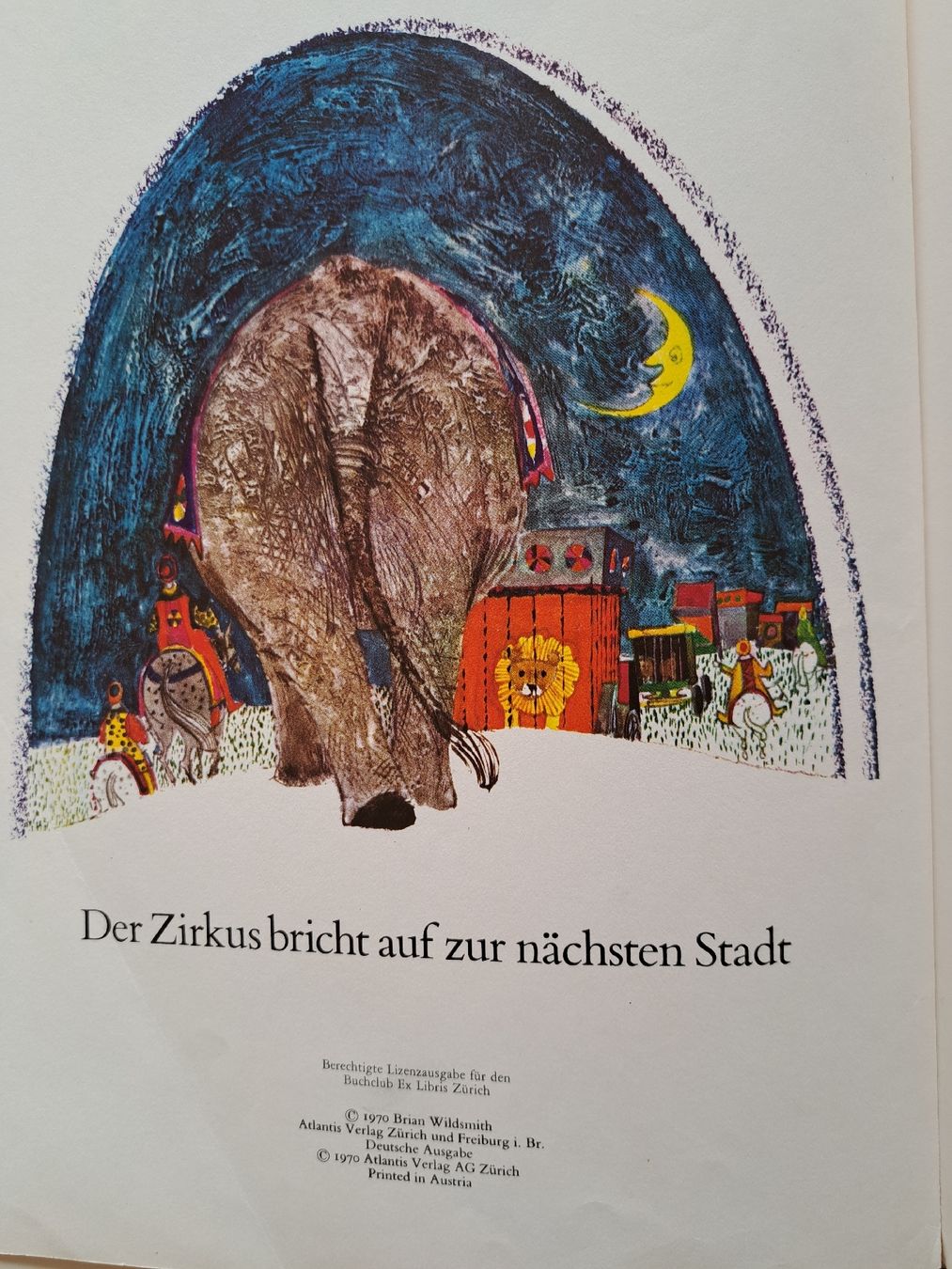 Libri: Der Zirkus, Brian Wildsmith, Atlantis Kinderbücher, 1970 – Usato da Zürich venduto da chusel 9
