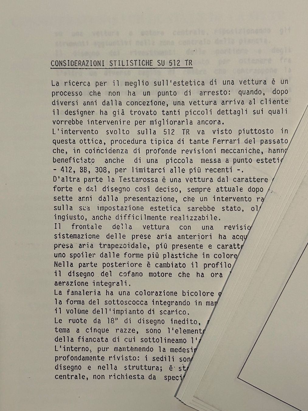 Libri: Dossier de presse Ferrari 512 TR – Usato da Jongny venduto da Christopher7 4