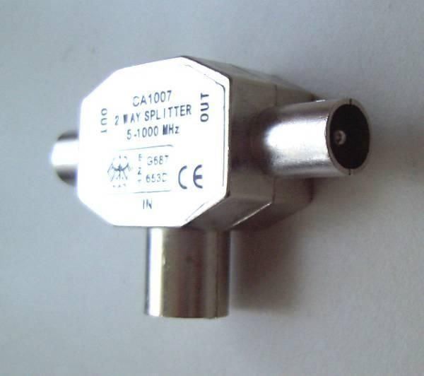 Cavi: Verteiler Antenne 1x Buchse/2x Stecker – Nuovo (secondo la descrizione) da Basel venduto da Palmenland 2