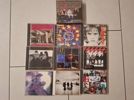 Lot de 10 CD U2 albums et live état d'usage correct