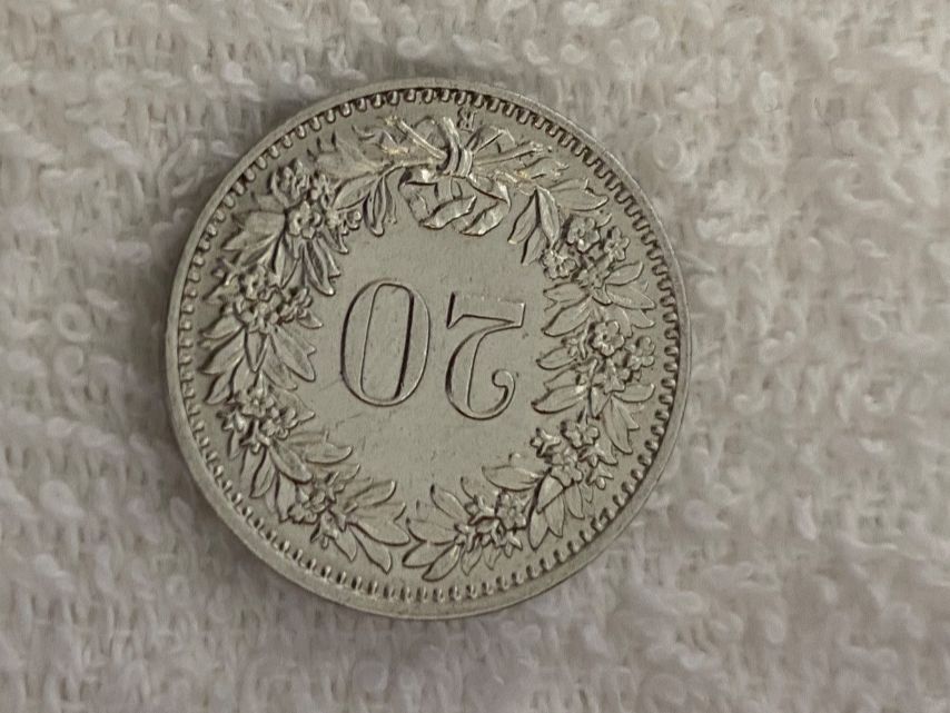 Alle Münzen: 20 centimes/Rappen 1909 – Gebraucht aus Nyon von Ilmi09 5