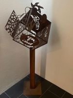 Unikat - Skulptur aus Eisen mit schöner Patina
