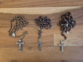 3 alte Rosenkränze Lot 1