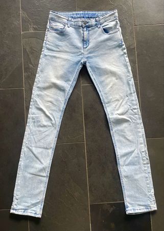 Blue Ridge Jeans 170 Skinny Fit Hellblau Stone Washed 40 Zei