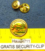 APPENZELL SCHMUCK-PIN GLASIERT GOLDIG PIN