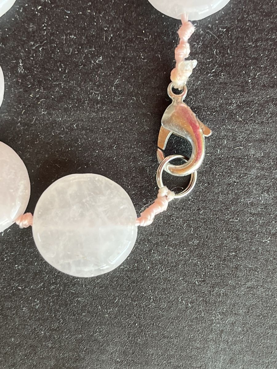 Sonstiger Schmuck: Halskette Rosenquarz – Gebraucht aus Chur von Moca17 2