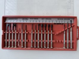 17-teiliges Feinmechaniker Werkzeug-Set Schraubenzieher 🪛
