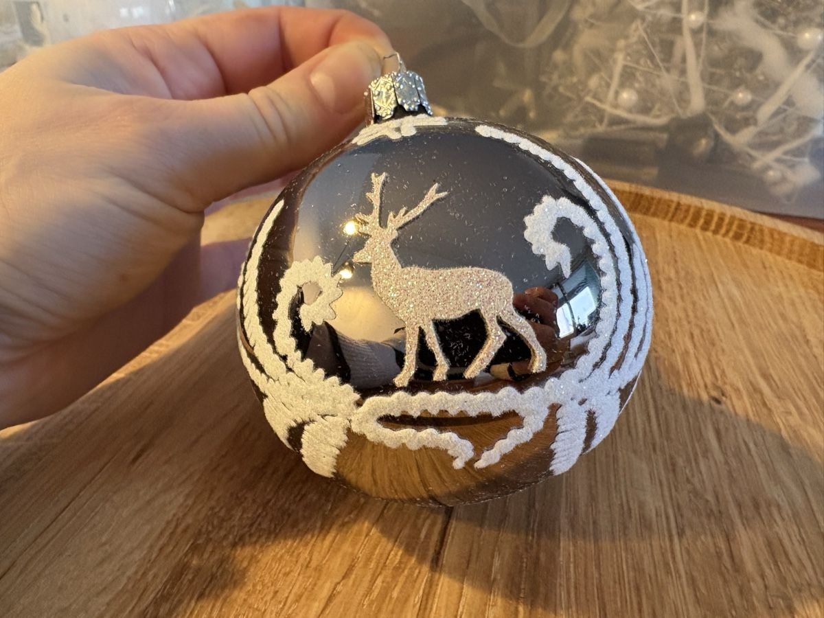 Globus Alle Dekorationen: Christbaumkugeln, Hirsch Motiv – Neu (gemäss Beschreibung) aus Meilen von Harley. 3