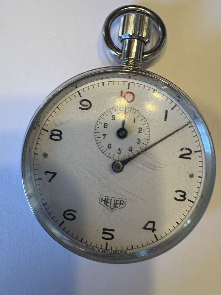 Tag Heuer Orologi: Stoppuhr Heuer – Usato da Murten venduto da Tzaugg 1