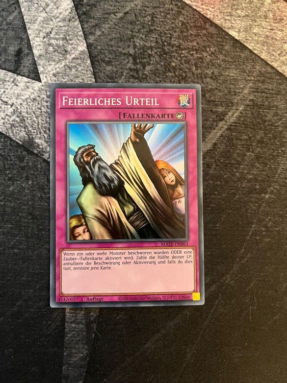 Feierliches Urteil (MAZE-DE063), Super Rare 1