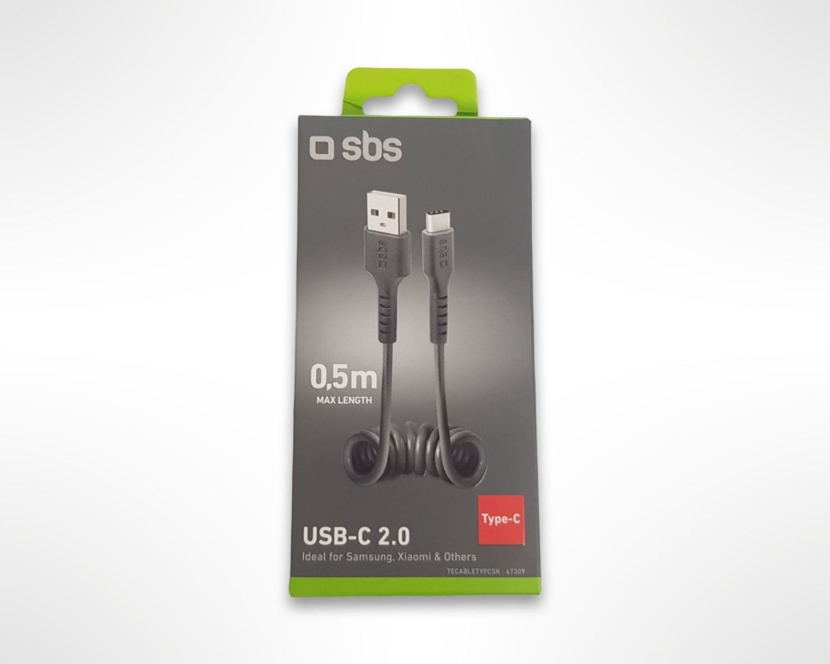 Câbles: SBS Spiralkabel USB-C 2.0 0.5m – Neuf (Voir description) à Suhr par Restwert_Suhr 1