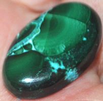 Cabochon L-1510 – Azurit Malachit – 25x15mm