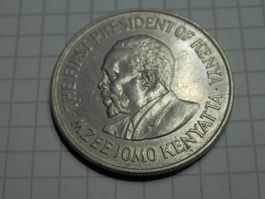 Kenia  1 Schilling, 1978 Präsident Jomo Kenyatta