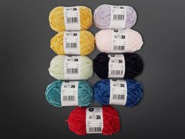 RICO DESIGN flauschiges Garn gemischt 9 Stk.