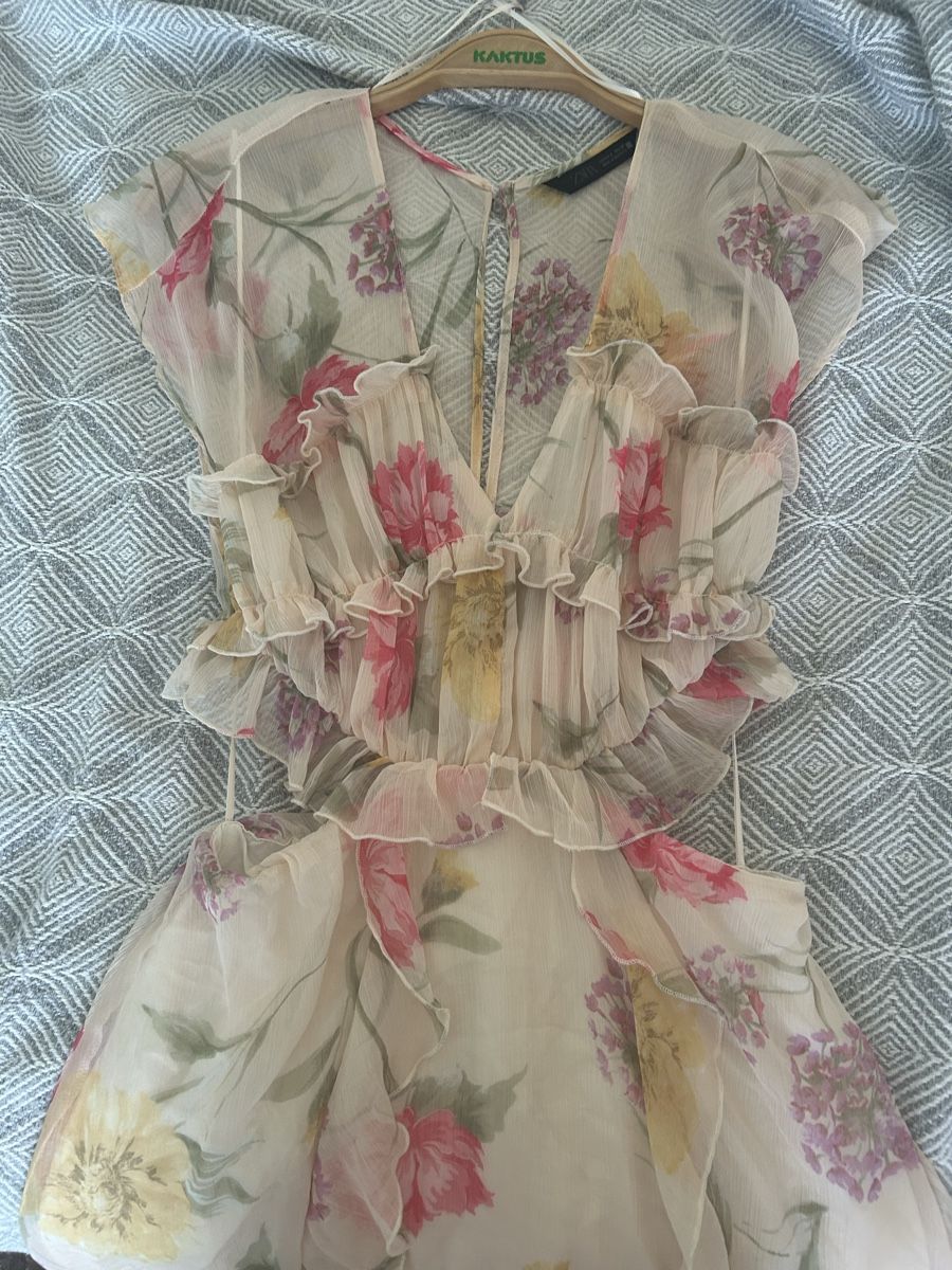 Zara Vestiti: Zara Maxikleid mit Blumenmuster/Gr S – Usato da Aarberg venduto da lep_qc92 3