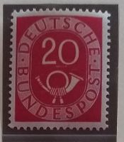 BRD, Nr. 130, Posthorn postfrisch Kt. 11.-