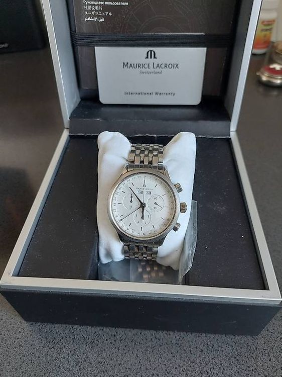Maurice Lacroix Orologi: Uhr Maurice Lacroix Chronograph – Usato da Basel venduto da mabu46 1