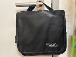 geräumiges Herren Necessaire aufklappbar, Henson&Henson