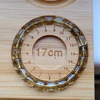 Citrin Quarz Armband Mineralien Stein