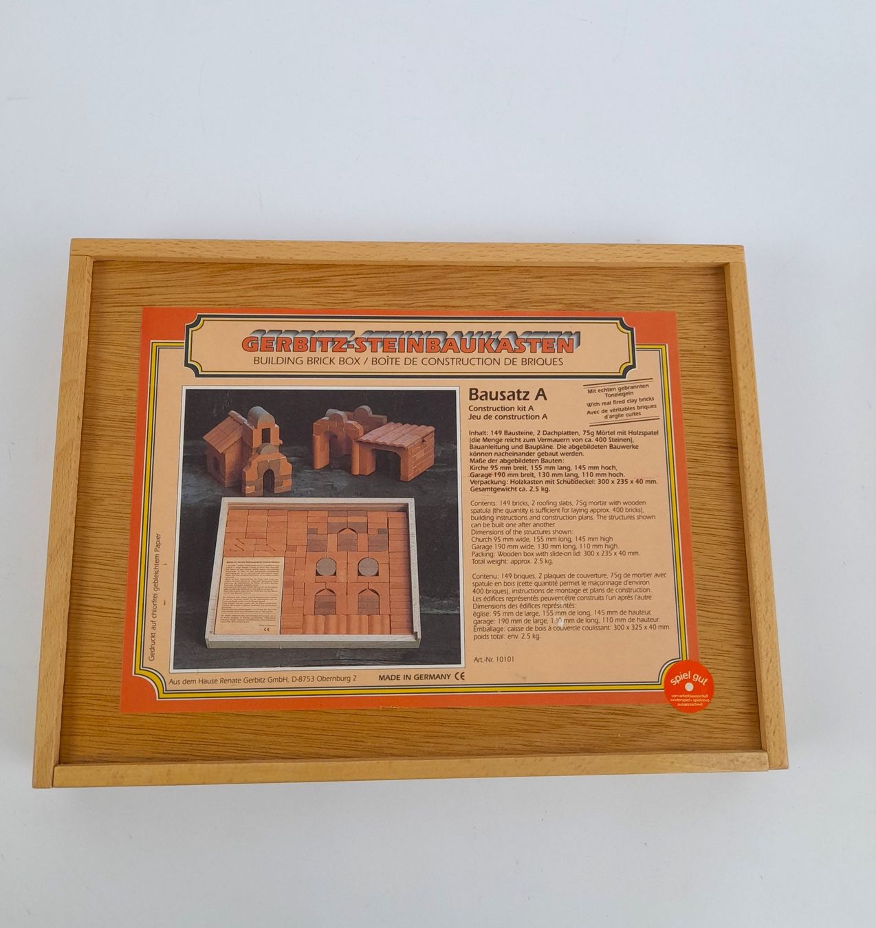 Kit di costruzioni: GERBITZ Steinbaukasten – Usato da Liebefeld venduto da Restwert_Liebefeld 2