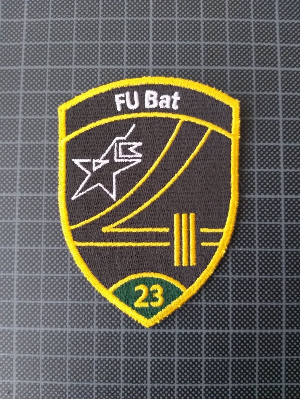 Placchette & Badge: Verbandsabzeichen Fu Bat 23 Kompanie 1 – Usato da Bauma venduto da SwissMilitaria