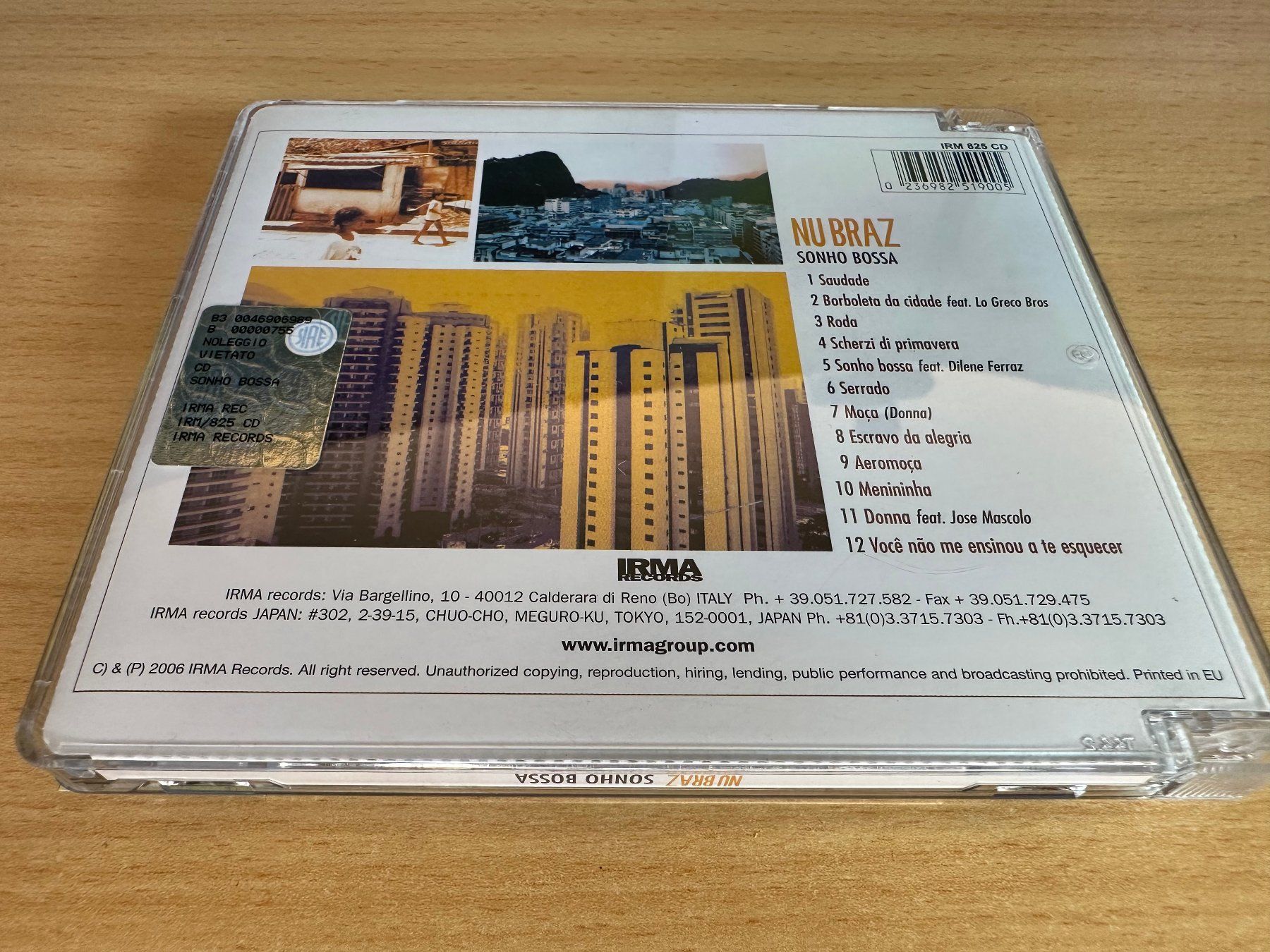 CD: Nu Braz - Sonho Bossa – Usato da Rikon im Tösstal venduto da Alpenmutz 1