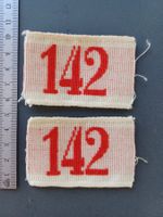 2 Achselnummern 1898, Infanterie, Landwehr, Füsilier Bat 142