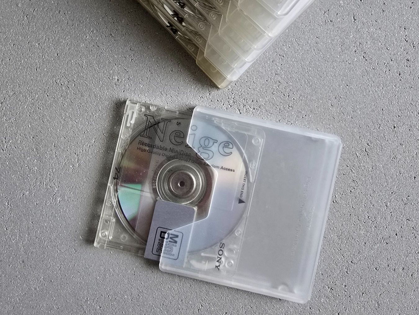 Sony Minidisc: 10x Sony MiniDisc Neige 74 – Usato da Meyrin venduto da ipanch 1
