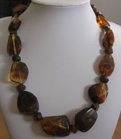 Nachlass: Ostsee Bernstein Schmuck Kette Collier 60 Gramm