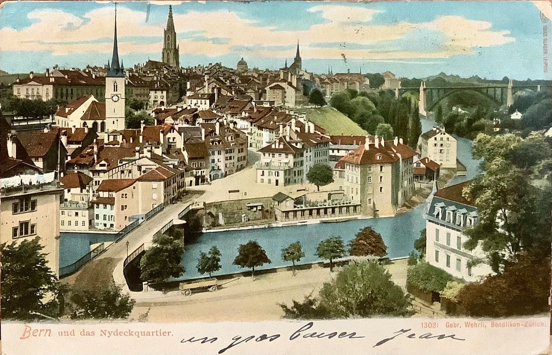 Cartes postales: 1904 - DAS NYDECKQUARTIER - Bern – D'occasion à Root par ENGLAND-TREASURES 1