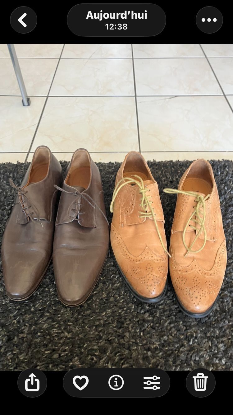 Scarpe da uomo: Chaussure Navyboot et Belmondo – Usato da crissier venduto da maluku65