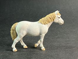 Schleich Dartmoor Pony Stute, weiss Pferd
