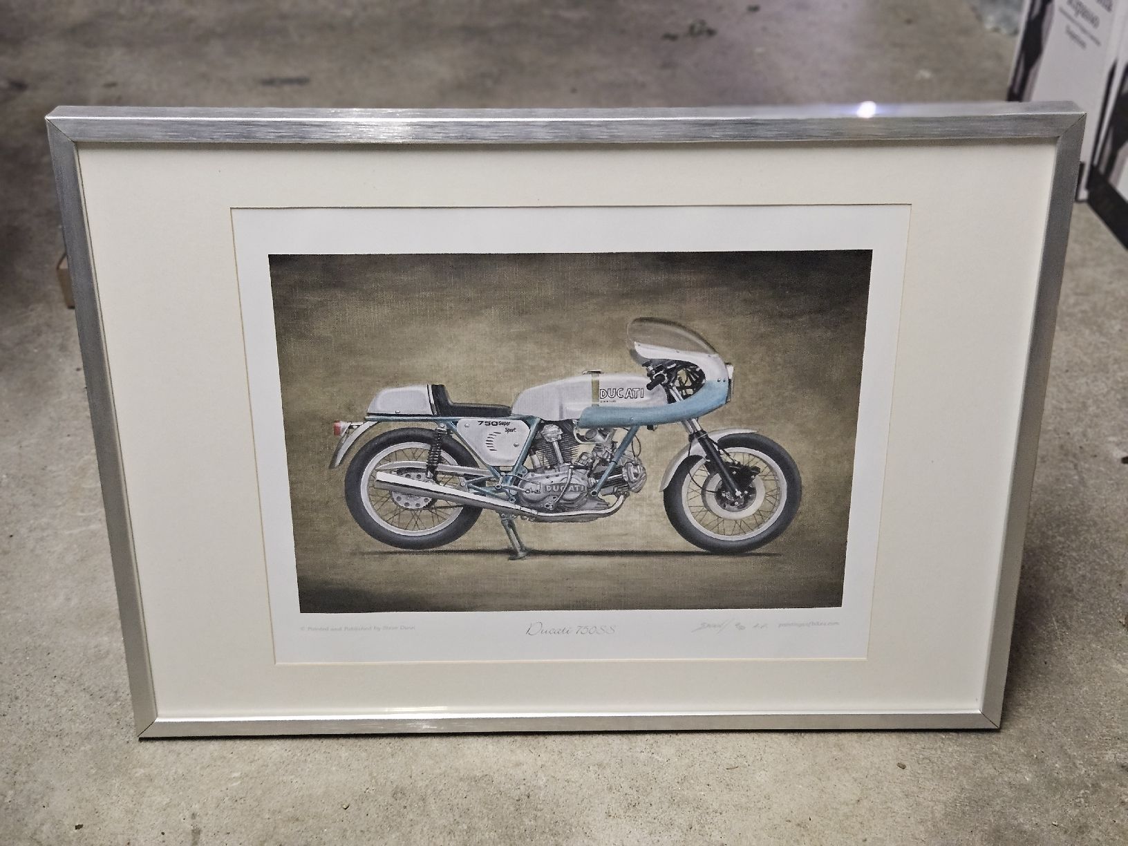 Gemälde: Ducati 750SS 1974 Gemälde – Gebraucht aus Dielsdorf von toe51664 2