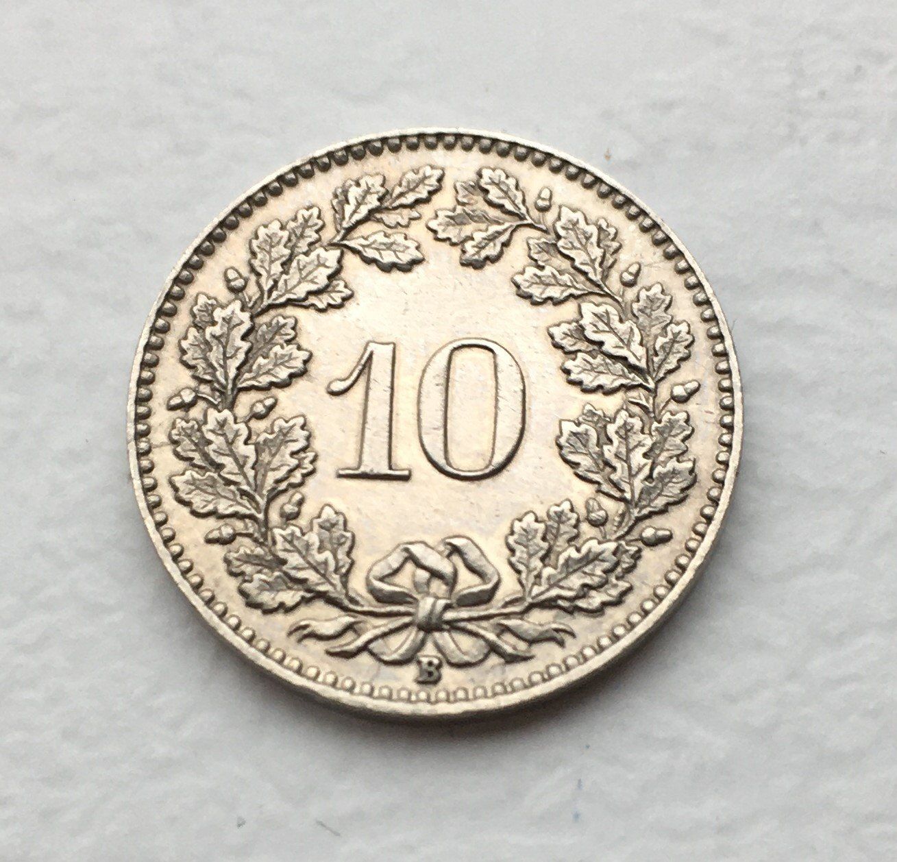 Tutti le monete: 1925 10 Rappen -unz – Usato da Kirchberg SG venduto da Helveticus00 1