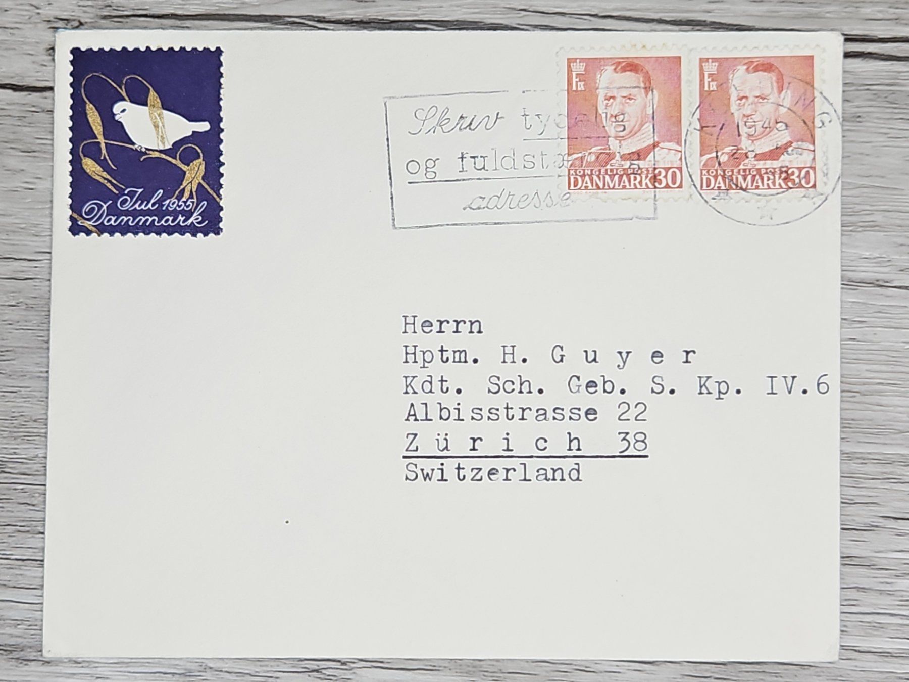 Tutti i francobolli: CL06 Enveloppe + Timbre Danmark 19xx – Usato da Cousset venduto da Patrick_Collections
