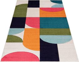 TOP PREIS 🔆 RIESIG 200x300 Teppich Multicolor modern NEU