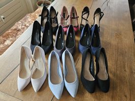 9 Paar Damen Pumps Gr. 37 - ungetragen!