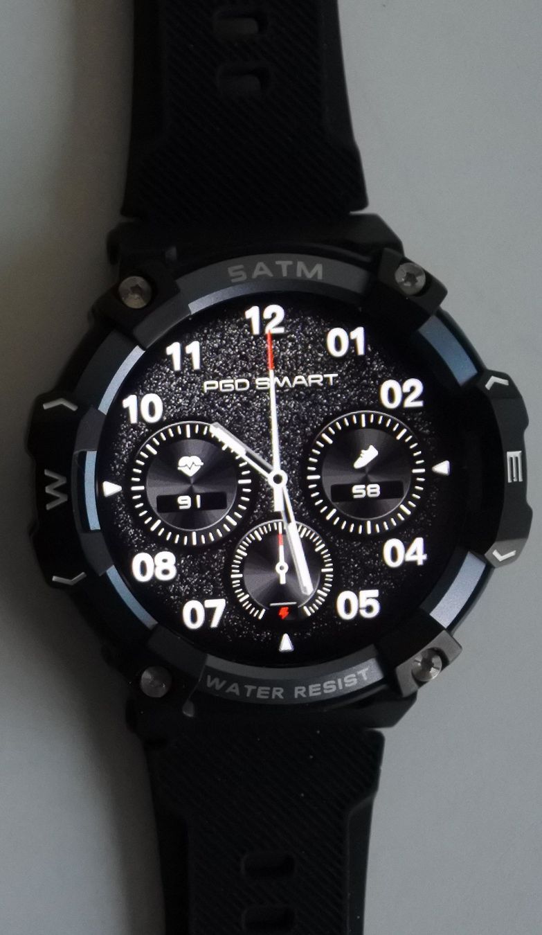 Smart Smartwatch: Smartwatch Titan PG Uhr schwarz – Nuovo (secondo la descrizione) da Worblaufen venduto da Andromedas 1