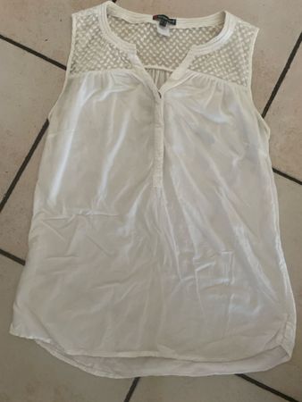 Street one Blusentop Gr.34 weiss