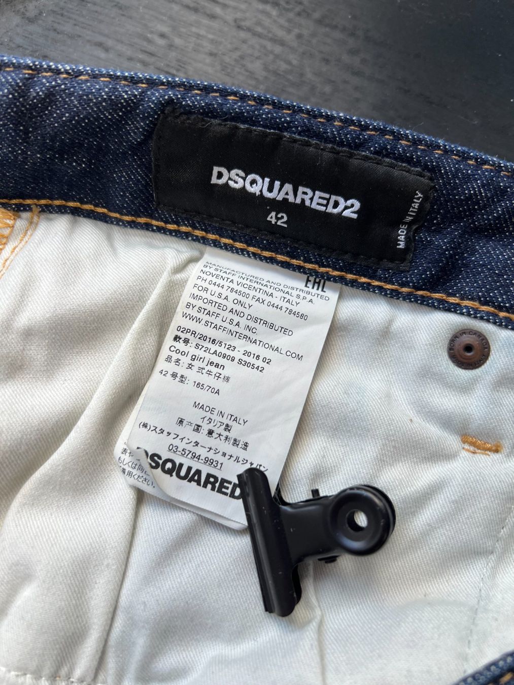 Dsquared2 Jeans: DSQUARED2 Jeans Blumenmotiv, Grösse 38 - Statement-Piece! – Usato da Stilli venduto da Bibneu 4